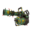 Unusual Festivized Quack Canvassed Minigun (Field-Tested) (Isotope)