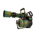 Unusual Professional Killstreak Quack Canvassed Minigun (Battle Scarred) (Cool)