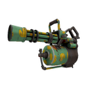 Unusual Specialized Killstreak Quack Canvassed Minigun (Well-Worn) (Isotope)