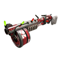 Unusual Festivized Professional Killstreak Bloom Buffed Panic Attack (Battle Scarred) (Isotope)