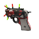 Strange Festivized Professional Killstreak Bloom Buffed Shortstop (Battle Scarred)