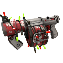 free tf2 item Unusual Festivized Killstreak Bloom Buffed Stickybomb Launcher (Battle Scarred)