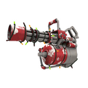 Unusual Festivized Specialized Killstreak Bloom Buffed Minigun (Minimal Wear) (Cool)