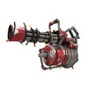 Unusual Festivized Bloom Buffed Minigun (Battle Scarred) (Isotope)