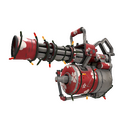 Unusual Festivized Specialized Killstreak Bloom Buffed Minigun (Well-Worn) (Hot)