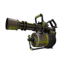Strange Unusual Professional Killstreak Uranium Minigun (Well-Worn) (Hot)