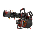 Unusual Festivized Specialized Killstreak Geometrical Teams Minigun (Well-Worn) (Hot)
