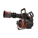Unusual Specialized Killstreak Geometrical Teams Minigun (Well-Worn) (Hot)