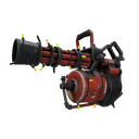 Unusual Festivized Professional Killstreak Neo Tokyo Minigun (Well-Worn) (Isotope)