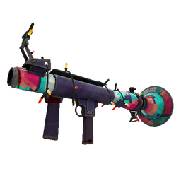 Festivized Specialized Killstreak Miami Element Rocket Launcher (Battle Scarred)