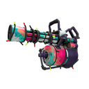 Festivized Killstreak Miami Element Minigun (Well-Worn)