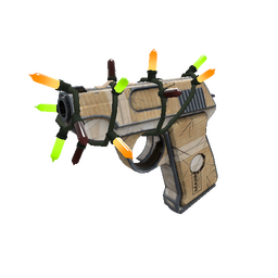 Strange Festivized Professional Killstreak Cardboard Boxed Pistol (Field-Tested)