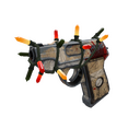 Strange Festivized Cardboard Boxed Pistol (Battle Scarred)