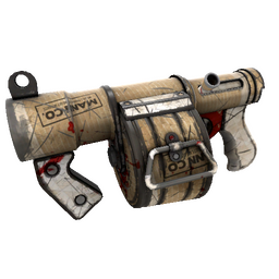 Strange Cardboard Boxed Stickybomb Launcher (Battle Scarred)