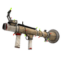 Strange Festivized Cardboard Boxed Rocket Launcher (Battle Scarred)