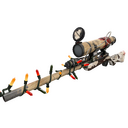 Festivized Cardboard Boxed Sniper Rifle (Battle Scarred)