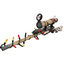 free tf2 item Festivized Cardboard Boxed Sniper Rifle (Battle Scarred)