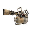 Unusual Killstreak Cardboard Boxed Minigun (Well-Worn) (Isotope)