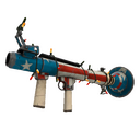 Strange Festivized Specialized Killstreak Freedom Wrapped Rocket Launcher (Well-Worn)