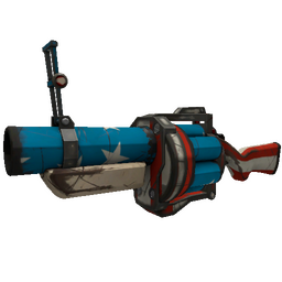 Strange Killstreak Freedom Wrapped Grenade Launcher (Well-Worn)