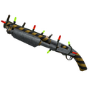 Strange Unusual Festivized Professional Killstreak Hazard Warning Shotgun (Minimal Wear) (Isotope)