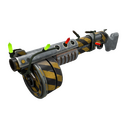 Unusual Festivized Professional Killstreak Hazard Warning Panic Attack (Field-Tested) (Hot)