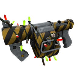 Festivized Hazard Warning Stickybomb Launcher (Factory New)