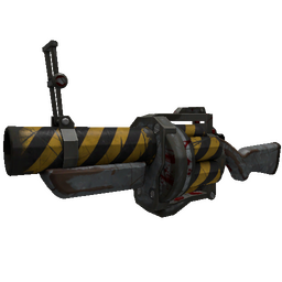 free tf2 item Hazard Warning Grenade Launcher (Battle Scarred)