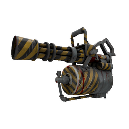 free tf2 item Strange Hazard Warning Minigun (Battle Scarred)