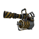 Unusual Specialized Killstreak Hazard Warning Minigun (Well-Worn) (Cool)