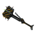 Unusual Festivized Professional Killstreak Hazard Warning Powerjack (Well-Worn) (Cool)