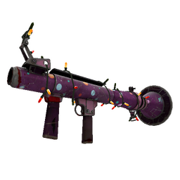 Festivized Cosmic Calamity Rocket Launcher (Battle Scarred)