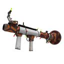 Unusual Festivized Specialized Killstreak Cabin Fevered Rocket Launcher (Field-Tested) (Isotope)