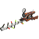 Unusual Festivized Professional Killstreak Cabin Fevered Sniper Rifle (Field-Tested) (Isotope)