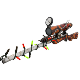 Strange Festivized Cabin Fevered Sniper Rifle (Well-Worn)