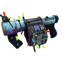 Strange Festivized Killstreak Frozen Aurora Stickybomb Launcher (Battle Scarred)