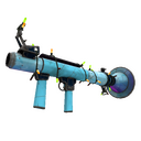 Unusual Festivized Professional Killstreak Frozen Aurora Rocket Launcher (Well-Worn) (Isotope)