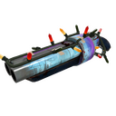 Strange Unusual Festivized Professional Killstreak Frozen Aurora Scattergun (Battle Scarred) (Isotope)