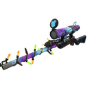 Festivized Frozen Aurora Sniper Rifle (Battle Scarred)