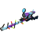 Festivized Frozen Aurora Sniper Rifle (Well-Worn)