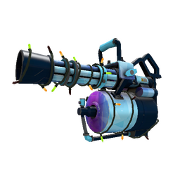 Festivized Frozen Aurora Minigun (Minimal Wear)