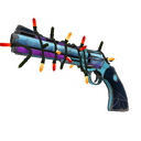 Strange Festivized Professional Killstreak Frozen Aurora Revolver (Well-Worn)