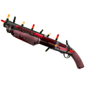 Unusual Festivized Professional Killstreak Snowflake Swirled Shotgun (Battle Scarred) (Cool)