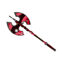 Unusual Festivized Professional Killstreak Snowflake Swirled Scotsman's Skullcutter (Well-Worn) (Isotope)