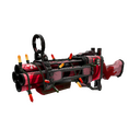 Strange Unusual Festivized Professional Killstreak Snowflake Swirled Iron Bomber (Well-Worn) (Isotope)
