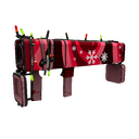 Unusual Festivized Snowflake Swirled Black Box (Well-Worn) (Isotope)