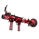 Unusual Festivized Snowflake Swirled Rocket Launcher (Well-Worn) (Isotope)