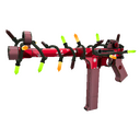 Strange Festivized Killstreak Snowflake Swirled SMG (Minimal Wear)