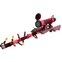 Unusual Festivized Specialized Killstreak Snowflake Swirled Sniper Rifle (Field-Tested) (Isotope)