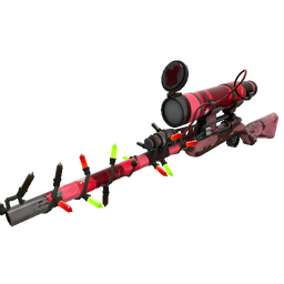 free tf2 item Strange Festivized Snowflake Swirled Sniper Rifle (Battle Scarred)